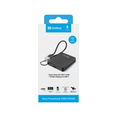 Sandberg Nano Powerbank 5000 PD20W